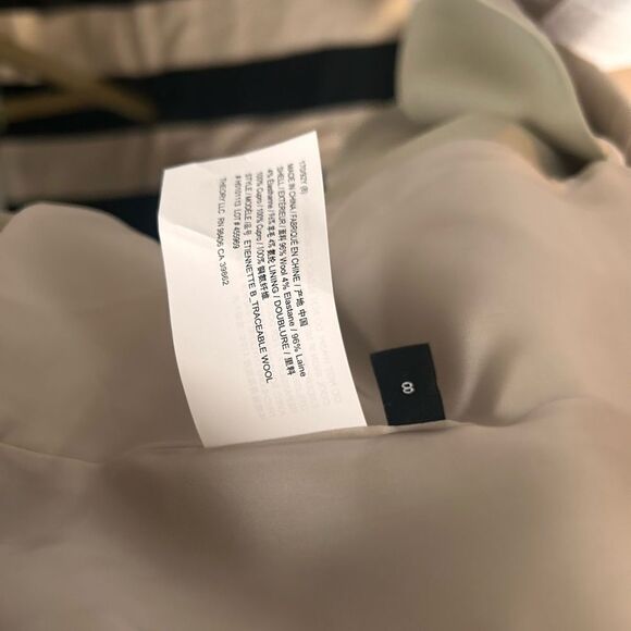 Theory Etiennette Wool Blazer and Treeca Pants Suit - Picture 8 of 9